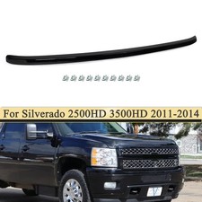 Gloss Black Hood Molding Trim Replacement For 2011-2014 Silverado 2500HD 3500HD picture