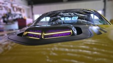 Dodge Challenger SHAKER RGB LED 2 Zone  Bluetooth app  5.7 hemi cai intake picture