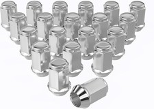 1/2x20 Chrome Lug Nuts 1.38