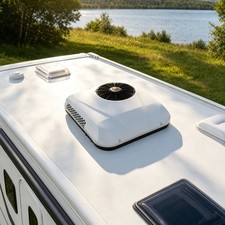 12V 8800BTU Cab RV Air Conditioner Electric Rooftop A/C for RV Trucks Cool &Heat picture