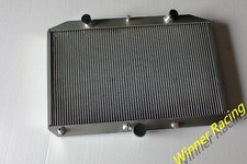 🚗Aluminum Radiator Fit Jaguar XK-E/E-Type Series 3 III V12 5.3L 1971-74 56mm AT picture