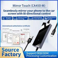 2‑in‑1 Wireless CarPlay Adapter DP Reverse Control Car Interconnection Module picture