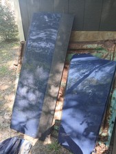 OEM Blue Frieghtliner top and bottom driver side Cab Extenders picture