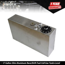 17 Gallon/64L Slim Aluminum Race/Drift Fuel Cell Gas Tank+Level Sender picture