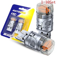 7443 7440 Amber LED Front Turn Signal Light Bulbs No Hyper Flash CANBUS 1-10Set picture