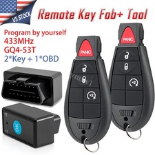 2 For Dodge Ram 1500 2500 Remote Key Fob + Programmer 2013 2014 2015 2016 2017 picture