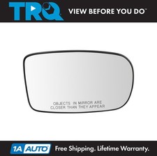 TRQ Exterior Mirror Glass Power Manual Folding Passenger Side for Dodge Charger picture