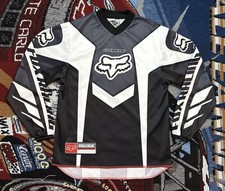 Vintage 90s Fox Racing FX Motocross Jersey Kids Large Long Sleeve picture
