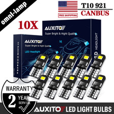 AUXITO 10x T10 194 2825 LED Light Bulb 168 White Super Bright Canbus Error Free picture