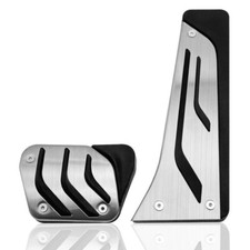 2X Pedal Brake Pedal Accelerator Pad Cover For BMW E82 1 Series Coupe 2007-2014 picture