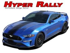 2020 2021 HYPER RALLY Ford Mustang Racing Stripes Center Vinyl Graphic Decal Kit picture