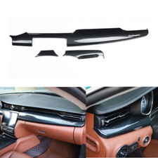 Carbon ABS Central Console Dashboard Panel Trim For Maserati Quattroporte 14-21 picture