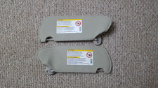 03-07 Saturn Ion Sunvisor Sun Visor Shade Sunshade Set Grey picture