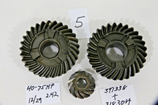 OEM Quality Evinrude 40-75 HP RH Lower Unit Gearset 12/29 2.42 Ratio picture