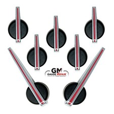 Escalade Premium Edition Gauge Cluster Needles for 2003-2013 GM Black Chrome Red picture