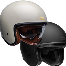 Bell TX-501 Open Face Motorcycle Helmet   DOT Black or White   picture