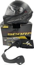 SCORPION EXO-GT930 TRANSFORMER MOTORCYCLE HELMET MODULUS BLACK SIZE SMALL picture