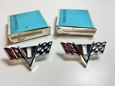Nos Vintage 1964 - 67 Chevrolet V8 Emblem OEM Impala Chevelle Corvette 3840318 picture