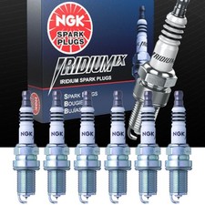 Genuine NGK Iridium IX Spark Plugs 6418 BKR6EIX Set of 6 picture