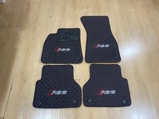 Luxury Leather Car Mats for Audi RS6 C8 2019 - 2024 , Set of 4 , Made to Order picture