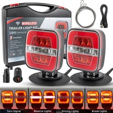 Upgraded Wireless Trailer Lights Magnetic Bluetooth Remote Control Trailer Tow picture