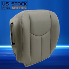 For 2003 2004 05 2006 Chevy Tahoe Suburban Driver Bottom Leather Seat Cover Gray picture