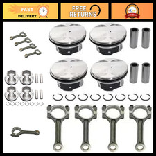 Piston & Ring Set with Connecting Rods - Engine Rebuild Kit for Performance Upgr picture