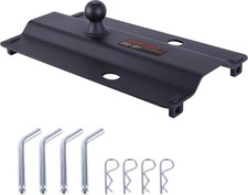 25000 lbs Gooseneck Ball Plate Fit for 5th Wheel Rails, Adapter...  picture