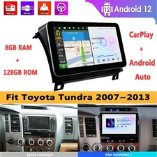 8GB+128GB Android 12 1280*720 for Toyota Tundra 2007-13 Car Stereo Radio GPS DSP picture