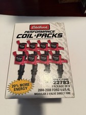Edelbrock 22783 Set of 8 Ignition Coil for 1998-2008 Ford V8 4.6L/5.4L, V10 6.8L picture