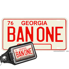 Smokey & The Bandit BAN ONE 76 Georgia License Plate Opt. Matching Key Ring picture