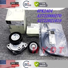 A2722000270 NEW Serpentine Belt Drive Kit For Mercedes C300 C350 E350 E550 picture