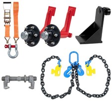 2PK Shipping Container 6-Lug Wheel & Chain Bridle, Jack Lug & SEA Bridge Clamp picture