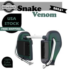 Advanblack Snake Venom Lower Vented Fairing For Harley Touring 2014+ picture