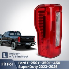 Halogen Tail Light Fit 2023-2026 Ford F-250 F350 Super Duty W/O BLIS Driver Left picture