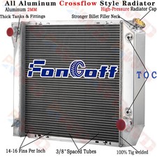 2Row Radiator For 1980-1984 Ford Bronco F150 F250 F350 / 1980-83 F100 4.9L L6. picture