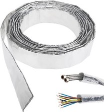 Aluminized Heat Sheath Heat Wire Wrap Shield Sleeve Adjustable Wire Heat Sleeve picture