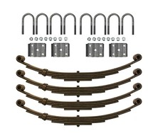 LIBRA 6000# 6K Tandem Trailer Axle Suspension Kit 3000# Leaf Springs U-bolt Kit picture