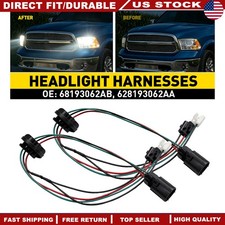Headlamp Headlight Connector Harness Front LH RH For Ram 1500 2500 3500 2011-18 picture