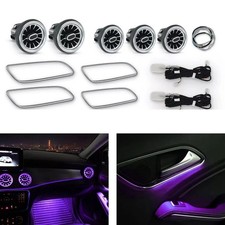 Set For Mercedes Benz CLA Class W117 W176 Air Vents LED Ambient Light 12 Colors picture
