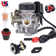 CARB CARBURETOR COMPATIBLE WITH VIP FUTURE CHAMPION SCOOTER 49CC 50CC QMB139 50 picture