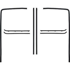 OER CR1058 Door Glass Run And Window Felt Weatherstrip Set for 1960-1963 picture