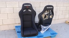 BRIDE VIOS 3 III Black Cloth Gradation Seats Low Max Racing Seat Pair 2 picture