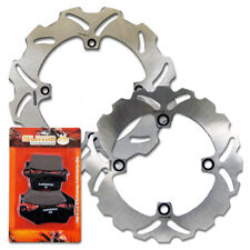 Front+Rear Brake Rotor+Pads for Honda XR250R [91-04] XR400R [96-04] XR600R 91-00 picture