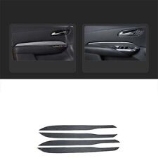 4PC Real Carbon Fiber Trim Inner Door Panel Cover Fit For Cadillac XT4 2018-2020 picture