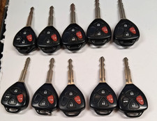 LOT OF 10 OEM TOYOTA REMOTE HEAD KEY FOB REMOTES GQ4-29T 3/ 4 BUTTONS picture