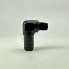 1pc Aluminum Elbow Barb Fitting 5/8 Hose x 1/4 NPT Fuel Boat Forged Quality 90 picture