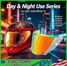 Nnw Anti-Scratch Day Night Aurora Helmet Visor UV Shield For HJC HJ42 RPHA 12 picture
