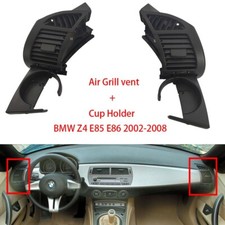 AC AirVent Outlet Grille + Cup Holder For BMW Z4 E85 E86 2002-2008 Left Right picture