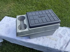 IGLOO Vintage Little Kool Rest Cooler Car Console Drink Holder Blue/Gray picture